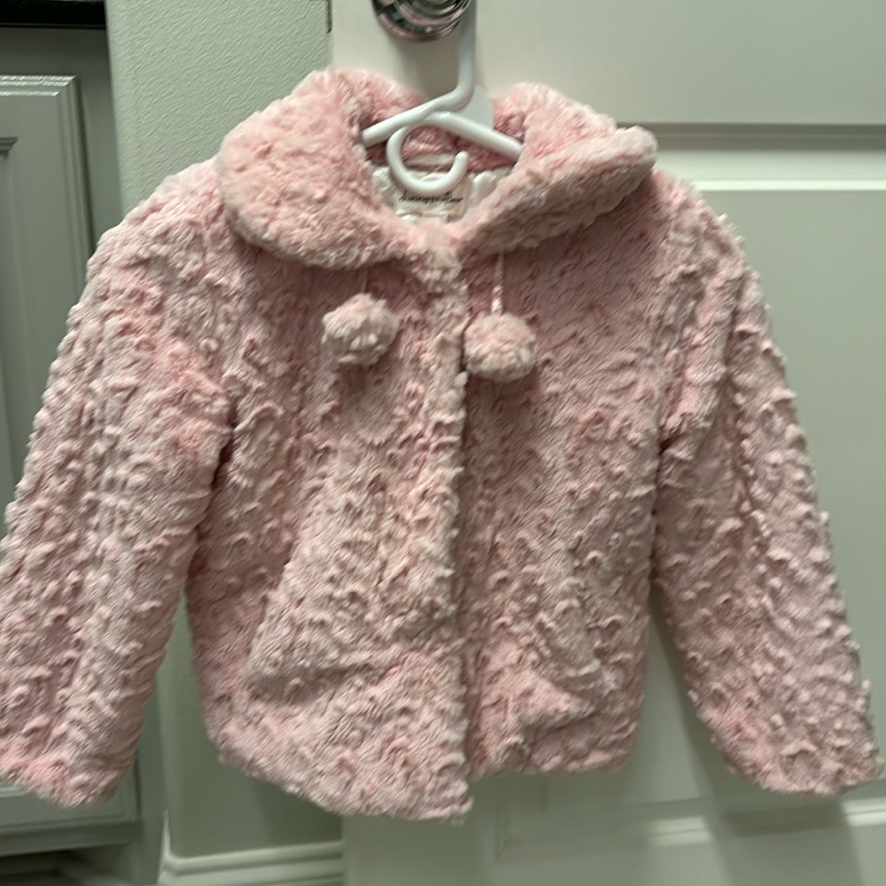 Chasing Fireflies cozy pink jacket girls size7